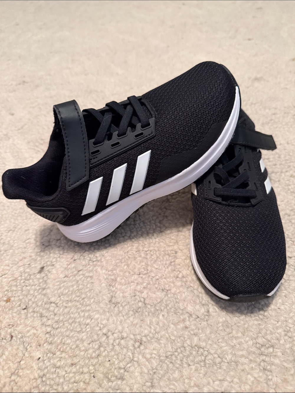 Brand new adidas black white 11.5 kids